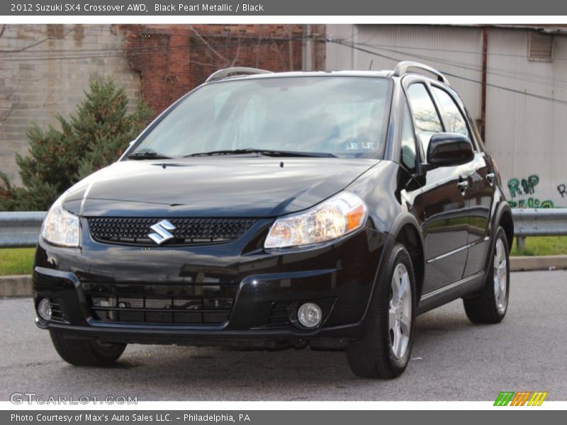 Black Pearl Metallic / Black 2012 Suzuki SX4 Crossover AWD