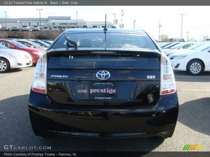 Black / Dark Gray 2010 Toyota Prius Hybrid IV