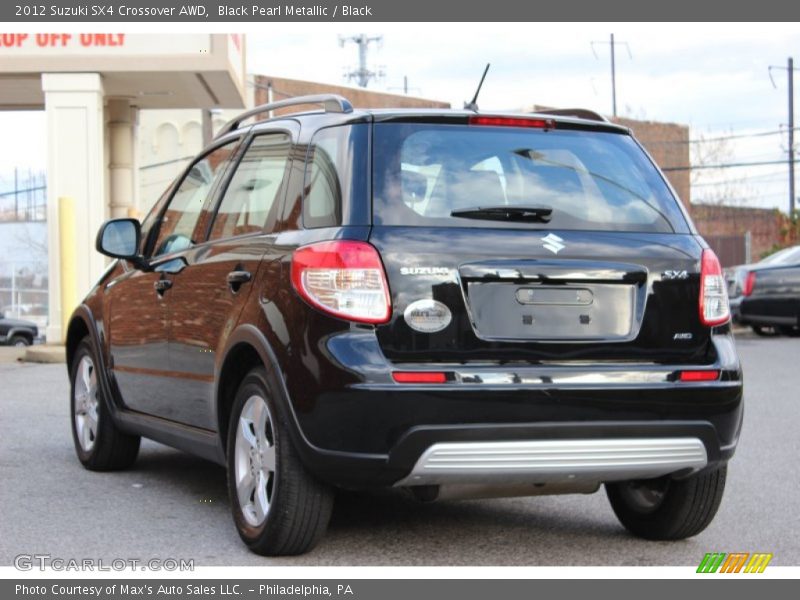 Black Pearl Metallic / Black 2012 Suzuki SX4 Crossover AWD
