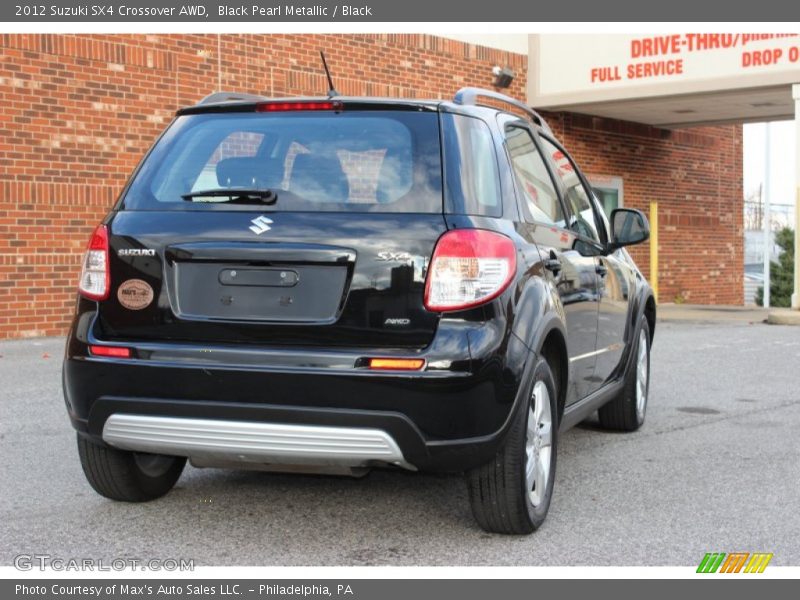 Black Pearl Metallic / Black 2012 Suzuki SX4 Crossover AWD