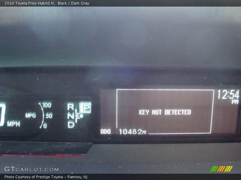 Black / Dark Gray 2010 Toyota Prius Hybrid IV