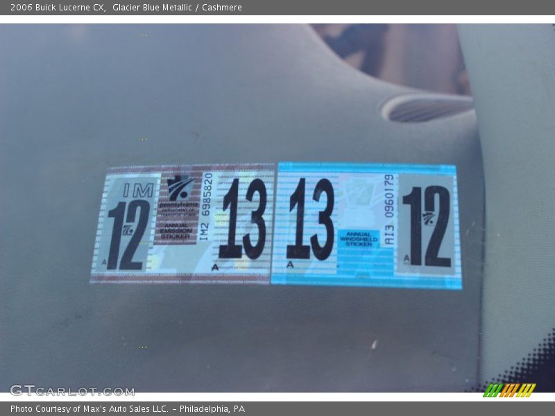 Glacier Blue Metallic / Cashmere 2006 Buick Lucerne CX