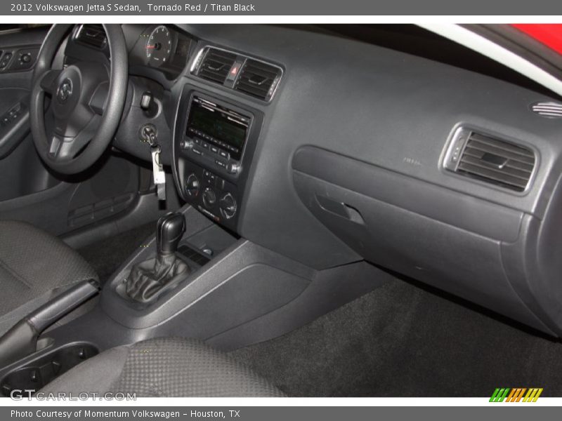 Tornado Red / Titan Black 2012 Volkswagen Jetta S Sedan