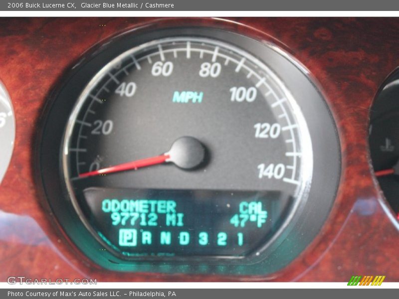 Glacier Blue Metallic / Cashmere 2006 Buick Lucerne CX