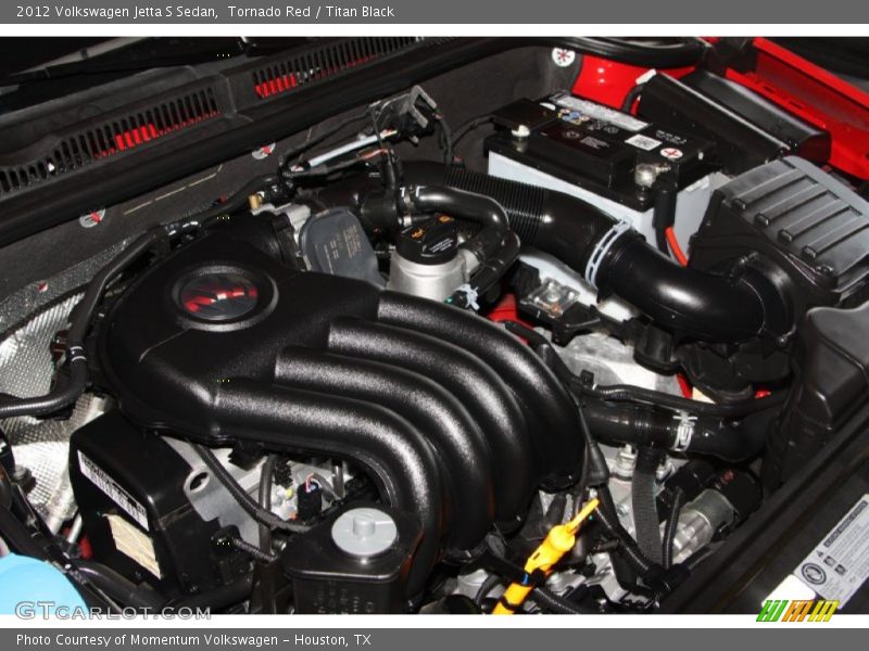 Tornado Red / Titan Black 2012 Volkswagen Jetta S Sedan