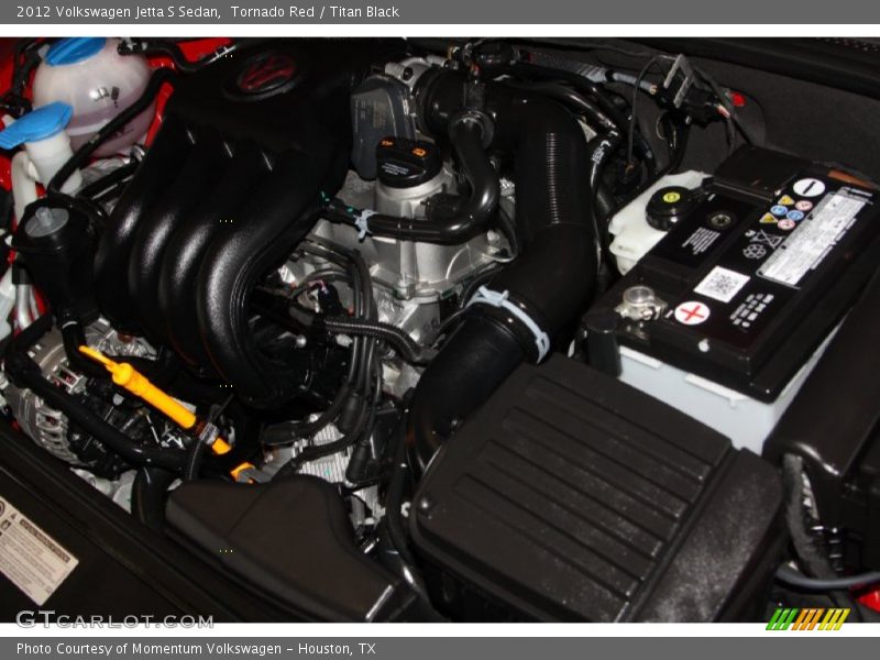 Tornado Red / Titan Black 2012 Volkswagen Jetta S Sedan