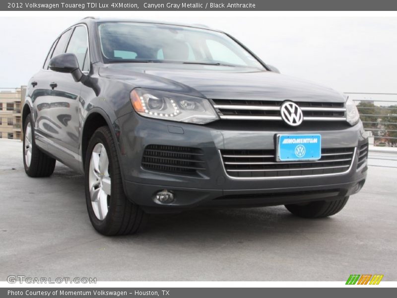 Canyon Gray Metallic / Black Anthracite 2012 Volkswagen Touareg TDI Lux 4XMotion