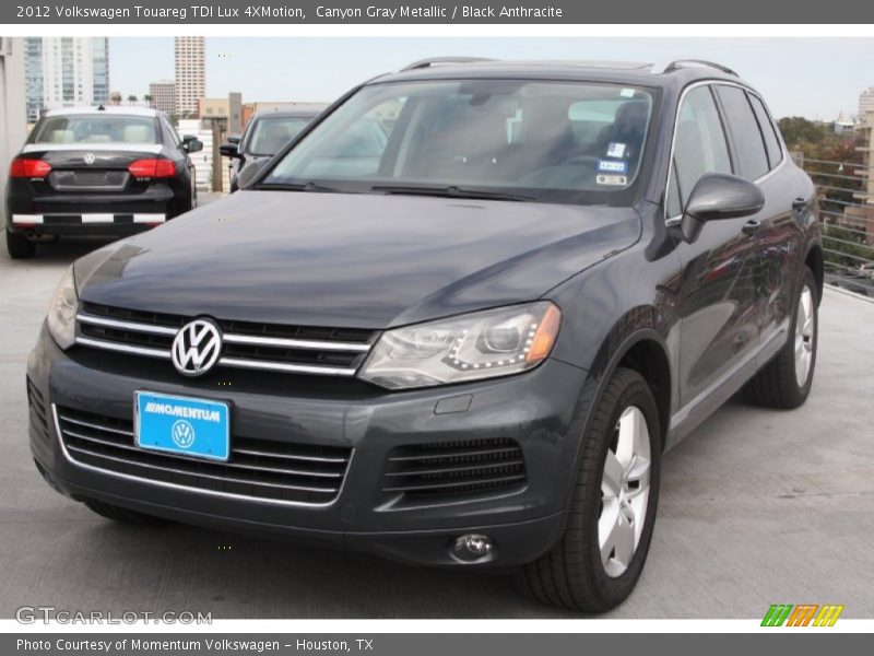 Canyon Gray Metallic / Black Anthracite 2012 Volkswagen Touareg TDI Lux 4XMotion