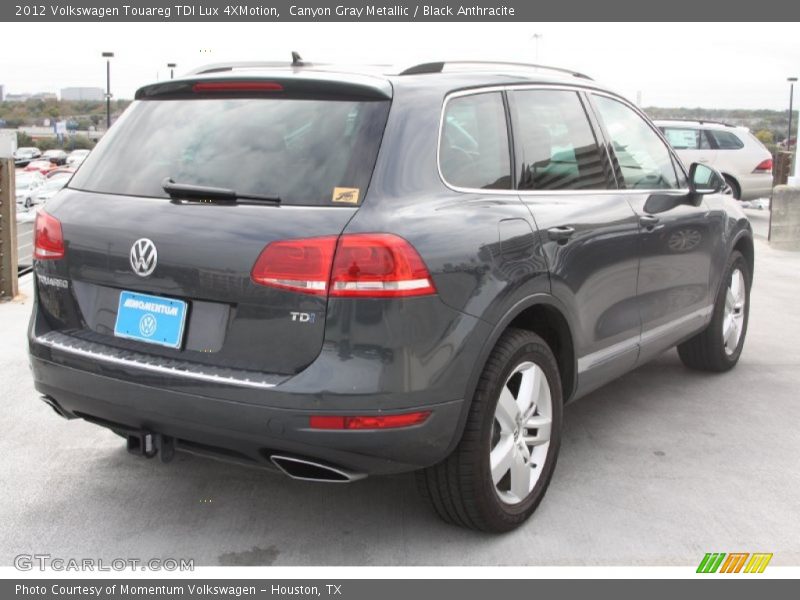 Canyon Gray Metallic / Black Anthracite 2012 Volkswagen Touareg TDI Lux 4XMotion