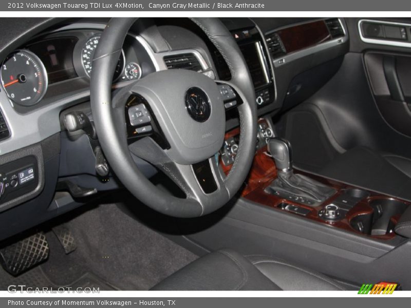 Canyon Gray Metallic / Black Anthracite 2012 Volkswagen Touareg TDI Lux 4XMotion