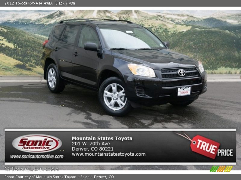 Black / Ash 2012 Toyota RAV4 I4 4WD