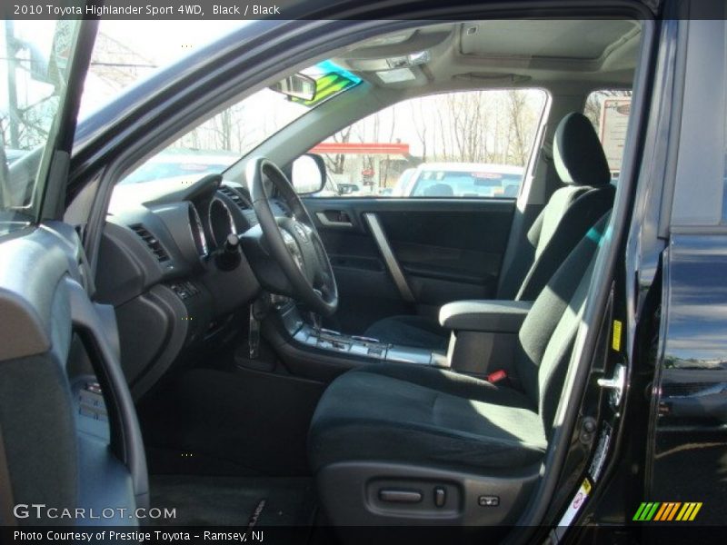 Black / Black 2010 Toyota Highlander Sport 4WD