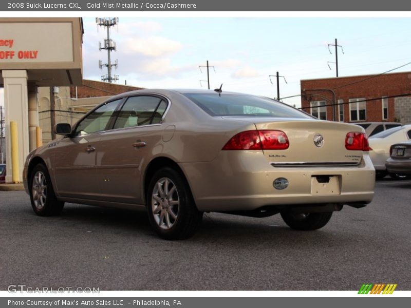 Gold Mist Metallic / Cocoa/Cashmere 2008 Buick Lucerne CXL