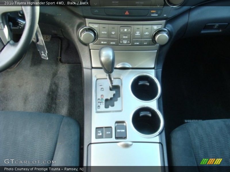 Black / Black 2010 Toyota Highlander Sport 4WD