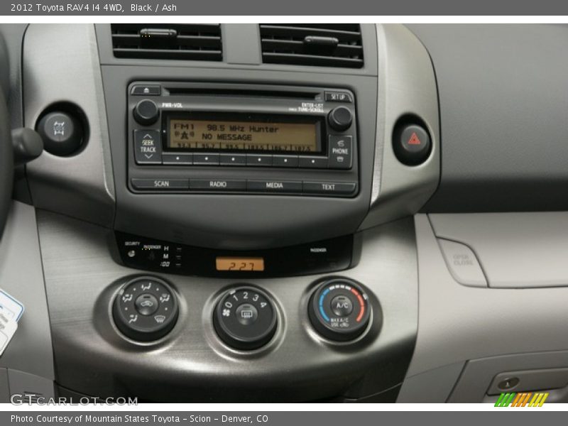 Black / Ash 2012 Toyota RAV4 I4 4WD