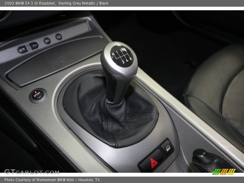 Sterling Grey Metallic / Black 2003 BMW Z4 3.0i Roadster