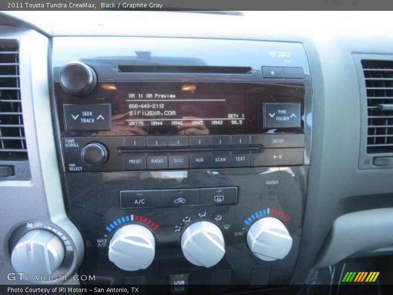 Black / Graphite Gray 2011 Toyota Tundra CrewMax