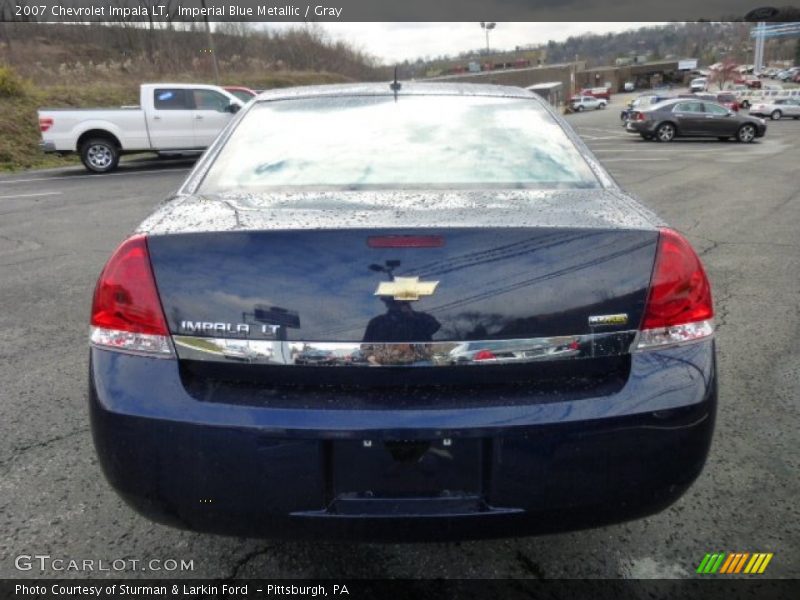 Imperial Blue Metallic / Gray 2007 Chevrolet Impala LT