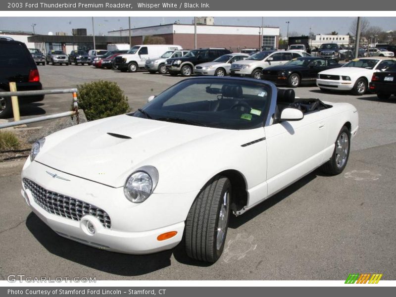 Whisper White / Black Ink 2003 Ford Thunderbird Premium Roadster