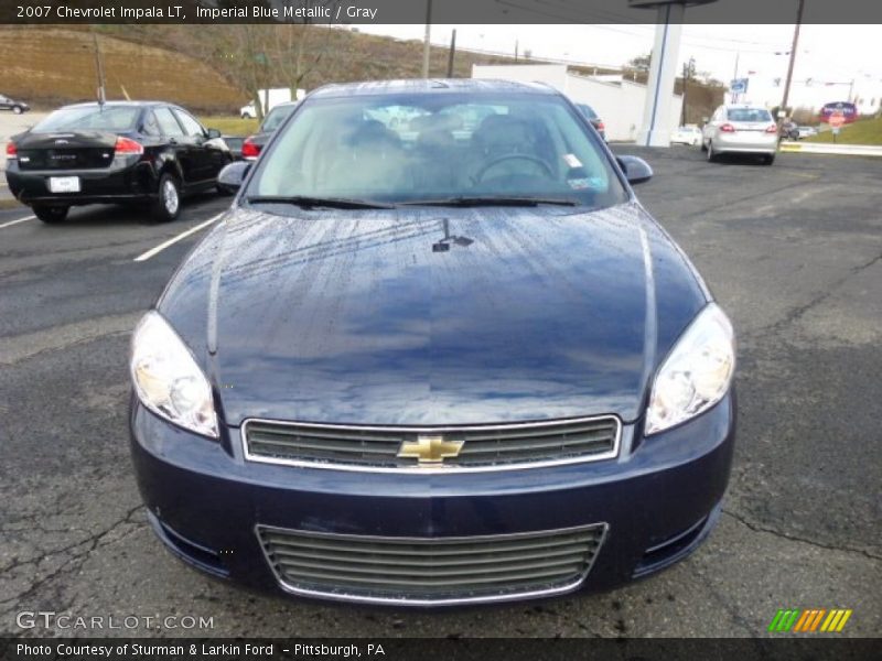 Imperial Blue Metallic / Gray 2007 Chevrolet Impala LT