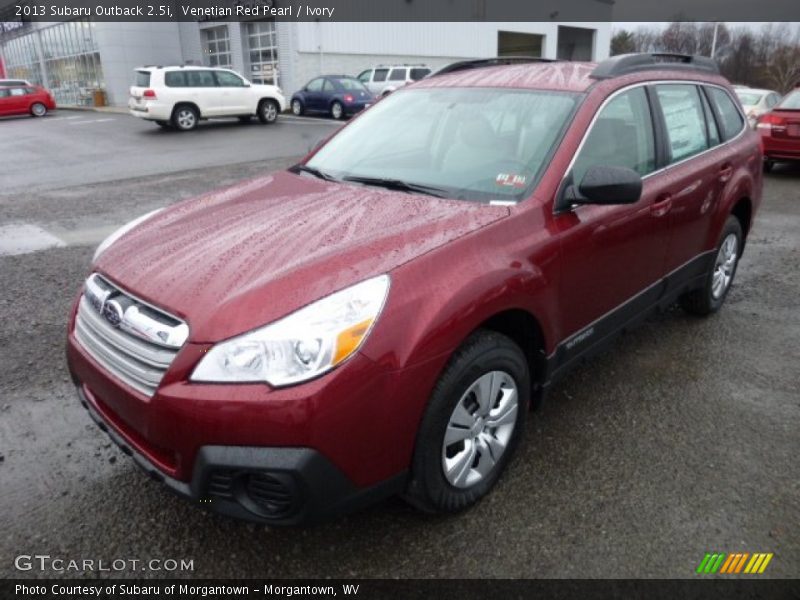 Venetian Red Pearl / Ivory 2013 Subaru Outback 2.5i