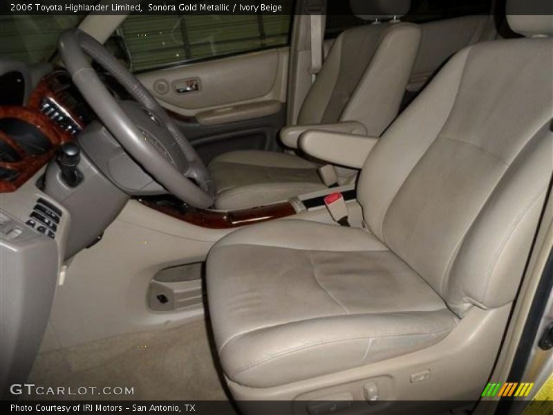 Sonora Gold Metallic / Ivory Beige 2006 Toyota Highlander Limited