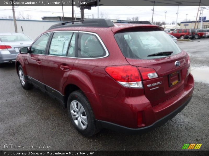 Venetian Red Pearl / Ivory 2013 Subaru Outback 2.5i