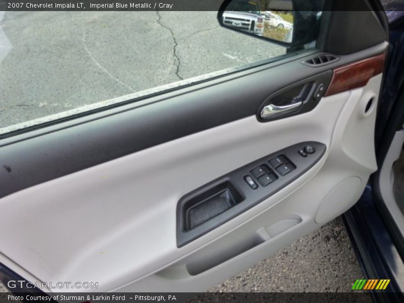 Imperial Blue Metallic / Gray 2007 Chevrolet Impala LT
