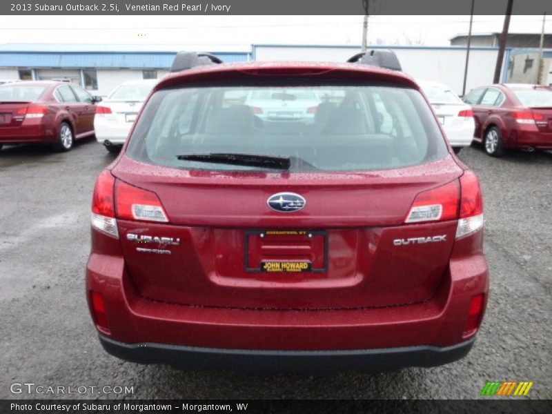 Venetian Red Pearl / Ivory 2013 Subaru Outback 2.5i
