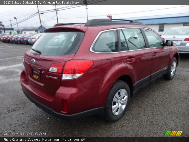 Venetian Red Pearl / Ivory 2013 Subaru Outback 2.5i