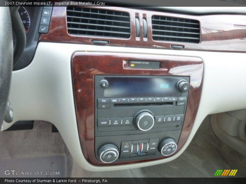 Imperial Blue Metallic / Gray 2007 Chevrolet Impala LT
