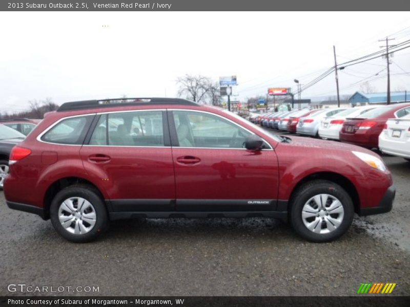 Venetian Red Pearl / Ivory 2013 Subaru Outback 2.5i