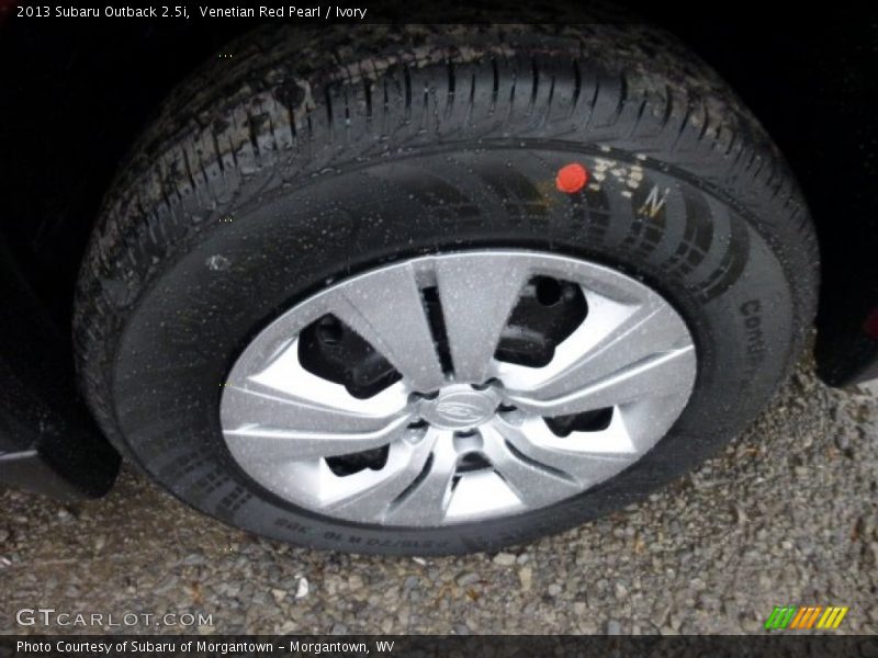 Venetian Red Pearl / Ivory 2013 Subaru Outback 2.5i