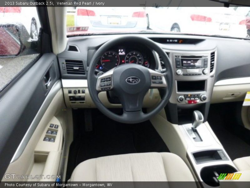 Venetian Red Pearl / Ivory 2013 Subaru Outback 2.5i