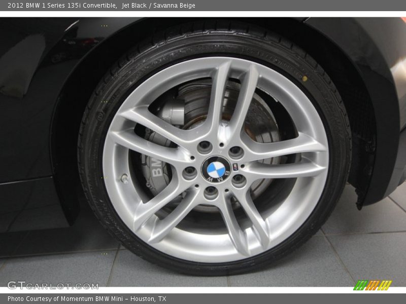 Jet Black / Savanna Beige 2012 BMW 1 Series 135i Convertible