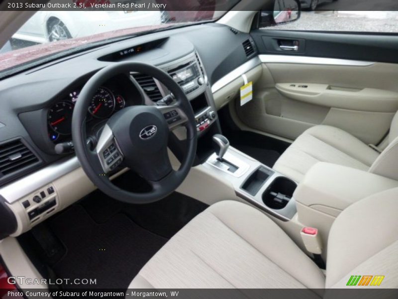 Venetian Red Pearl / Ivory 2013 Subaru Outback 2.5i