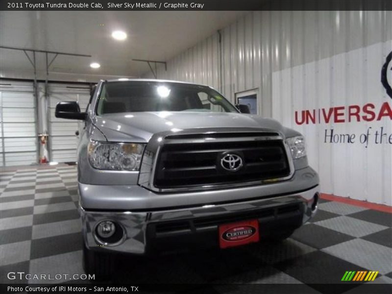 Silver Sky Metallic / Graphite Gray 2011 Toyota Tundra Double Cab