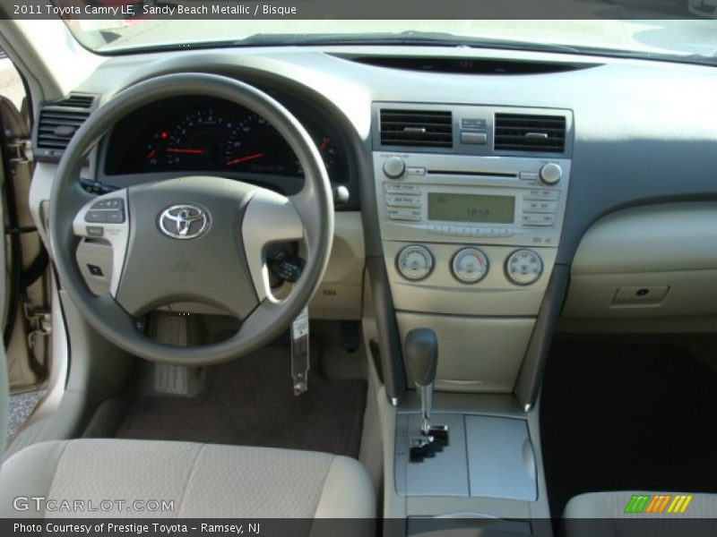 Sandy Beach Metallic / Bisque 2011 Toyota Camry LE