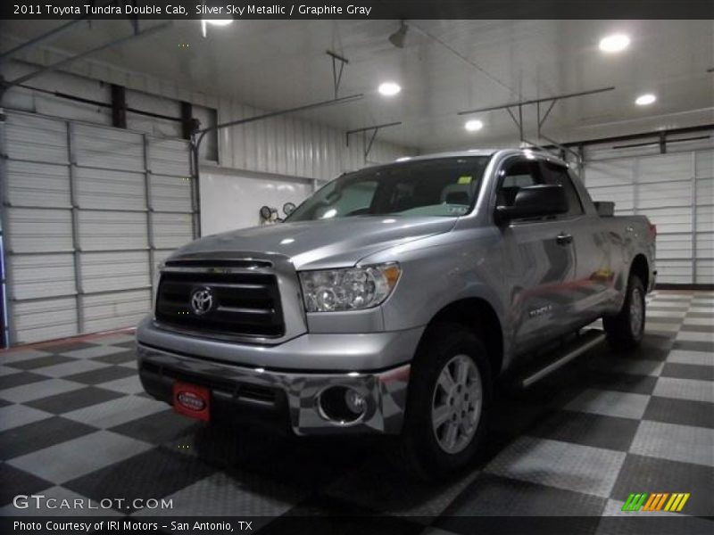 Silver Sky Metallic / Graphite Gray 2011 Toyota Tundra Double Cab