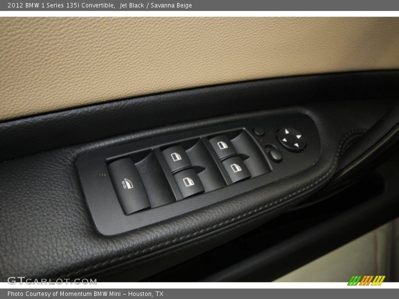 Jet Black / Savanna Beige 2012 BMW 1 Series 135i Convertible