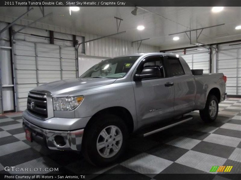Silver Sky Metallic / Graphite Gray 2011 Toyota Tundra Double Cab