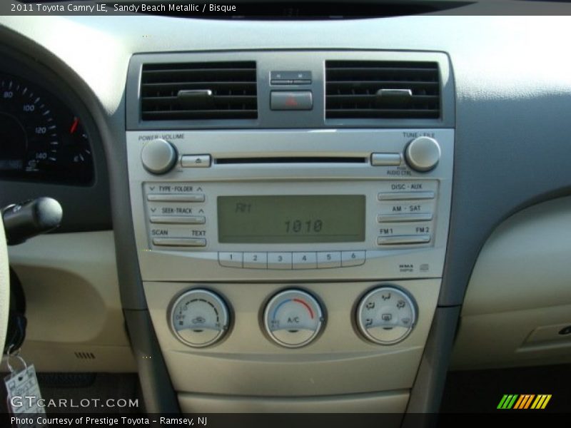 Sandy Beach Metallic / Bisque 2011 Toyota Camry LE