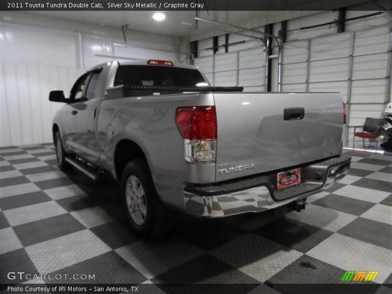 Silver Sky Metallic / Graphite Gray 2011 Toyota Tundra Double Cab
