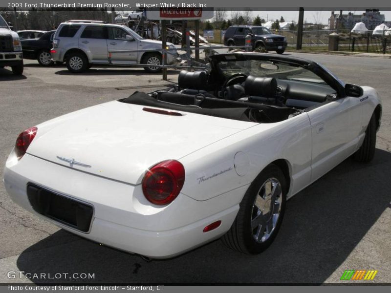 Whisper White / Black Ink 2003 Ford Thunderbird Premium Roadster