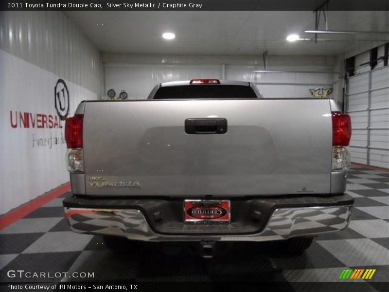 Silver Sky Metallic / Graphite Gray 2011 Toyota Tundra Double Cab