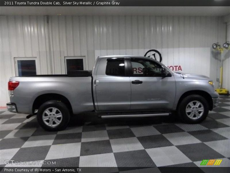 Silver Sky Metallic / Graphite Gray 2011 Toyota Tundra Double Cab