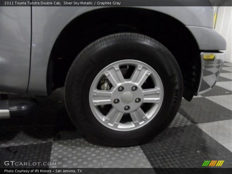 Silver Sky Metallic / Graphite Gray 2011 Toyota Tundra Double Cab