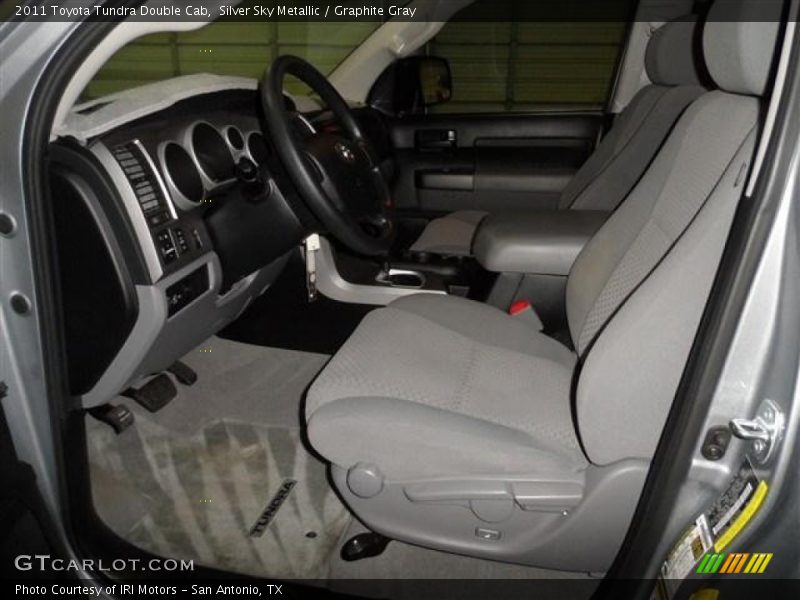 Silver Sky Metallic / Graphite Gray 2011 Toyota Tundra Double Cab