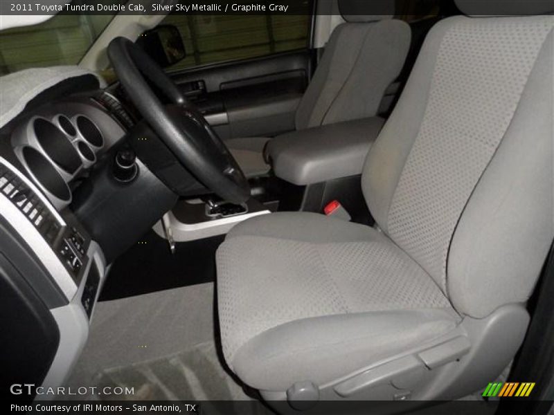 Silver Sky Metallic / Graphite Gray 2011 Toyota Tundra Double Cab