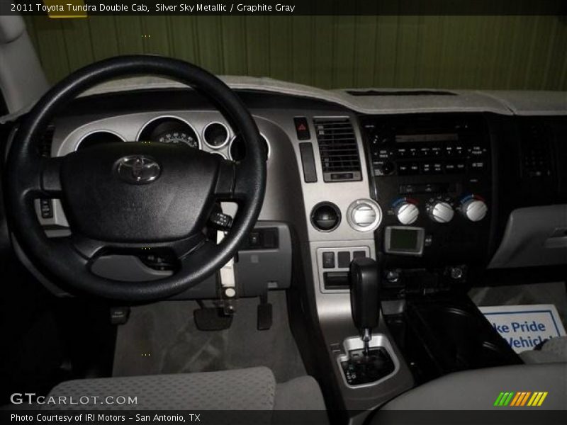 Silver Sky Metallic / Graphite Gray 2011 Toyota Tundra Double Cab